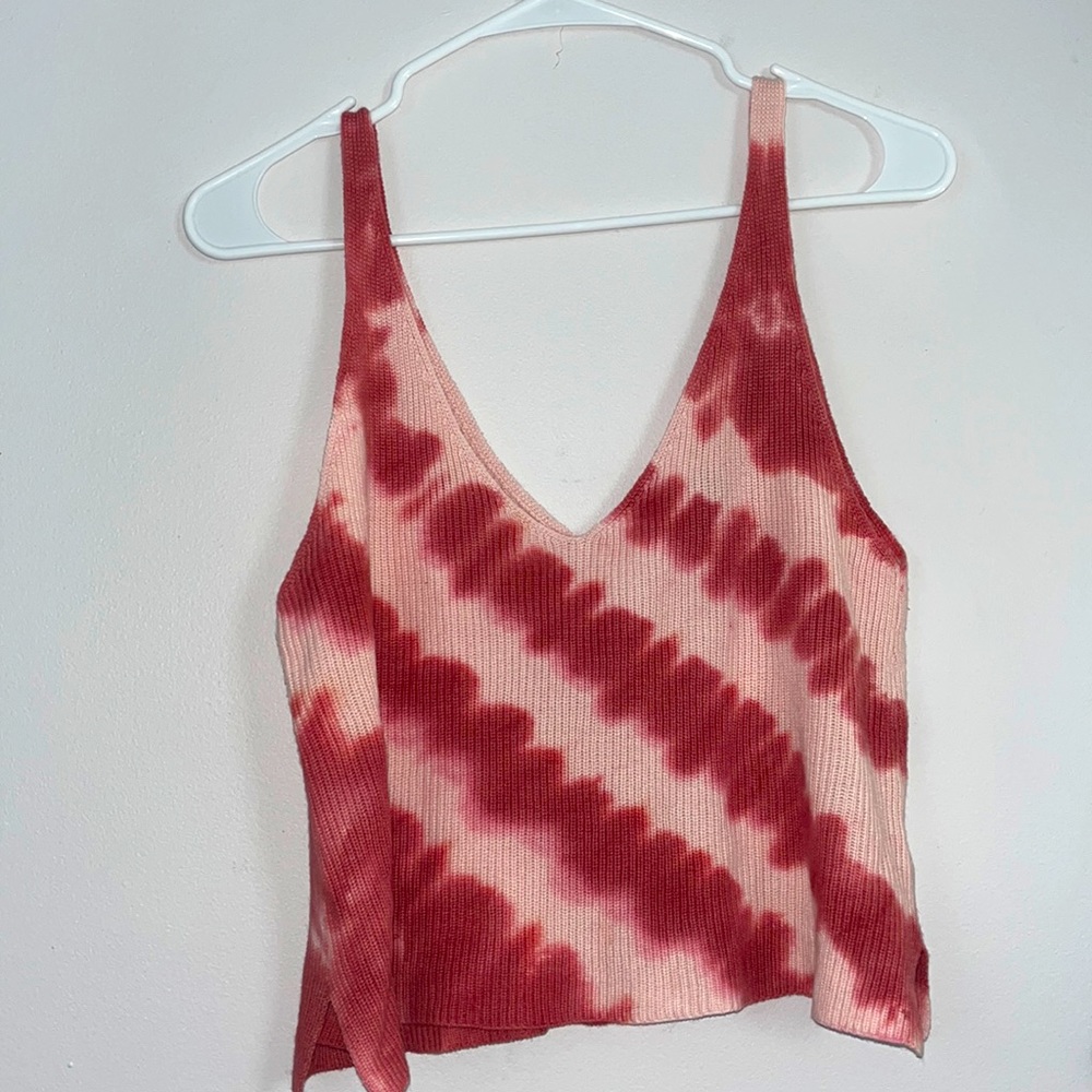 Forever 21 Tye Dye V-Neck Tank